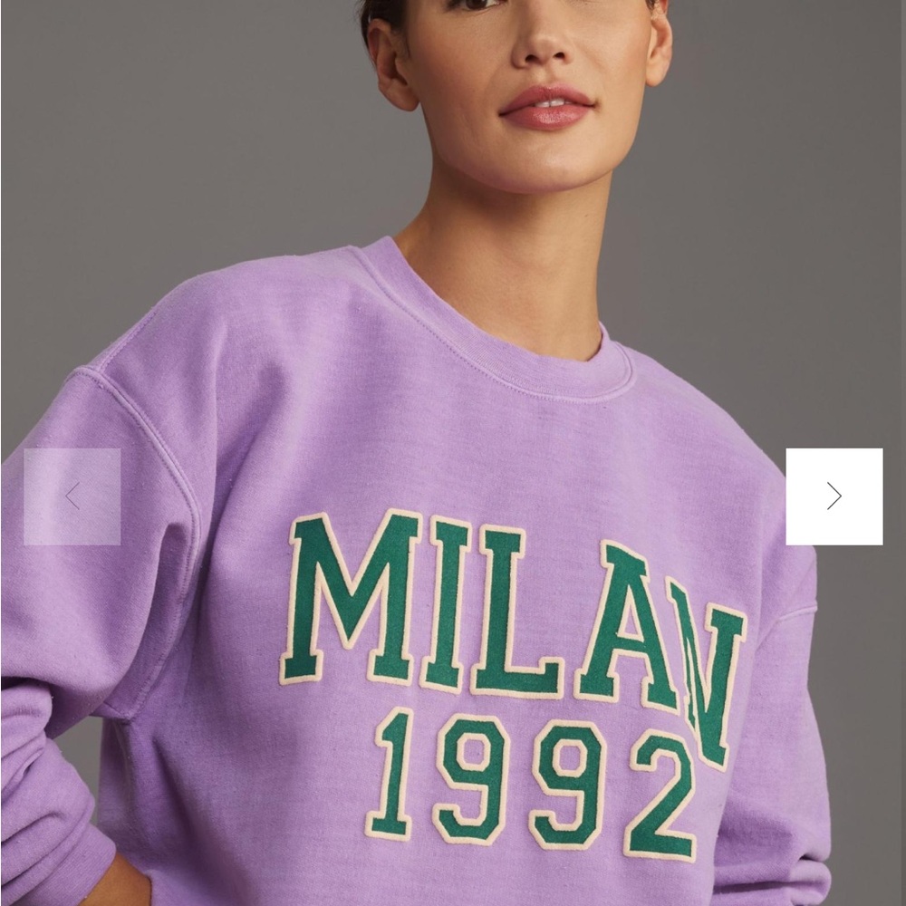 Anthropologie Lavender Sweatshirt